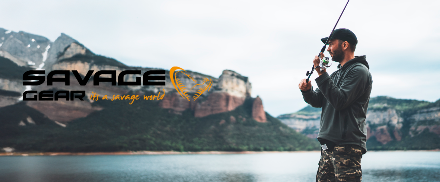 Spinnefiskeri med fiskestang fra Savage Gear